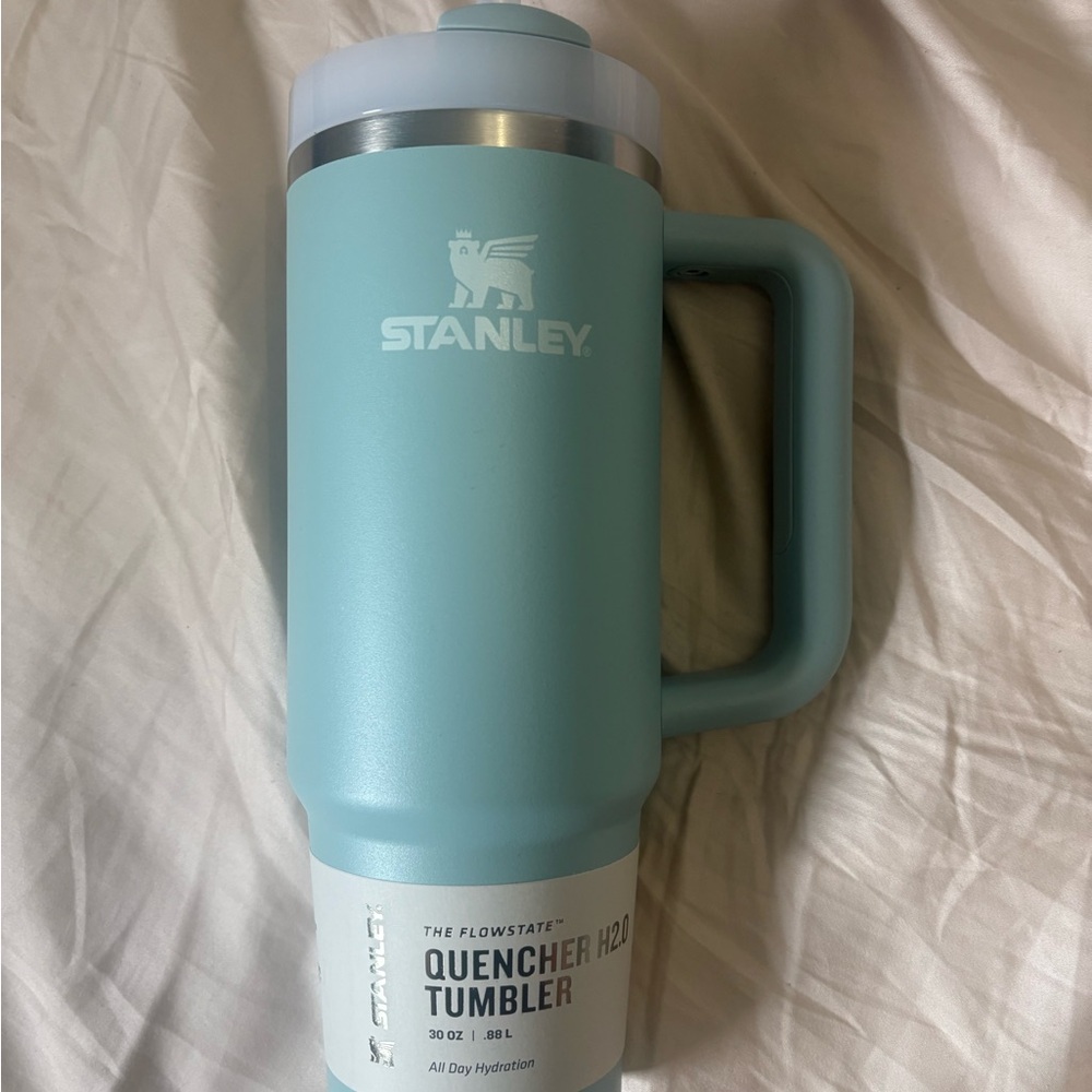 Stanley Blue Insulated Tumbler with Sturdy Handle